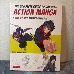 Manga Handbook: Action Drawing - Red, Yellow, Black